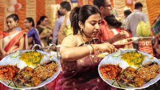 Bengali Wedding Reception Party Food Menu In Kolkata  | Indian Wedding Food Menu | Wedding Food Vlog