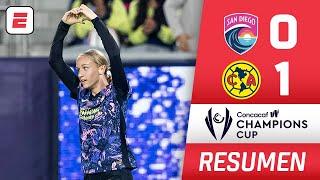 AMÉRICA logró boleto a semifinal de Concacaf W Champions Cup al ganar por 1-0 vs SAN DIEGO | Resumen