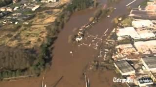 River Severn at record high level in Worcester