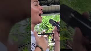 Patricia Javier sings for Camillian Sisters with Ritchell Catt