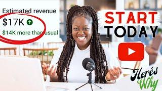 4 Reasons Why You SHOULD Start a YouTube Channel - Revealing How Much Money I Made Last Month