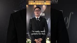 Michael Leyva dedicates his #peopleoftheyear award to his parents and brother, Brian.