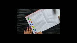 easy and beautiful diary decorations ideas #youtubeshorts #trending #shorts