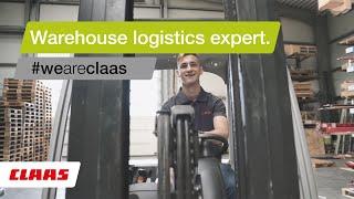 Apprenticeship Warehouse logistics expert at a CLAAS dealer.