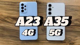 Samsung Galaxy A23 vs Samsung Galaxy A35