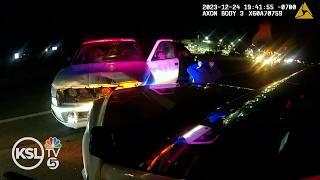 BODY CAM: DUI driver injuries 8 Utahns while fleeing from police