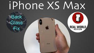 iPhone XS Max Back Glass Replacement (How to fix the back for $15)