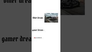 other dream vs gamer dream  #shorts