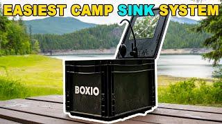 BOXIO WASH - The Self Contained Portable Camp Sink System