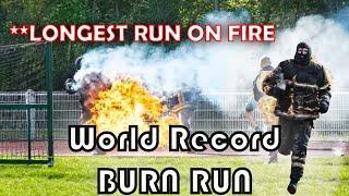 When A Firefighter Sets Himself On FIRE AND RUNS WORLD RECORDS | Human Torch Runs BLAZING FAST Time