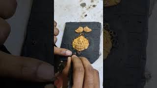 #how to make gold pendant #gold pendant making video #gold work