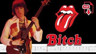 The Rolling Stones - Bitch (Bass Tabs | Notation) @ChamisBass #chamisbass #basstabs