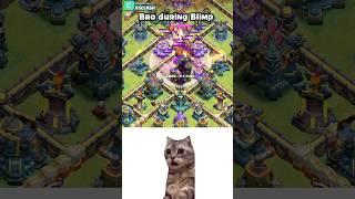 Bro During Blimp (Clash of Clans) | #shorts #clashofclans