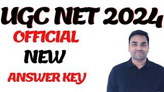 NEW ANS KEY || UGC NET JUNE 2024 NEW ANSWER KEY || UGC NET 2024