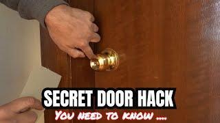 How to open locked door with no key