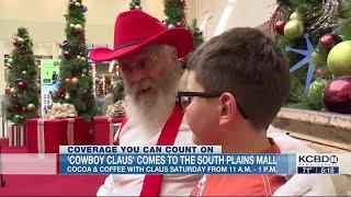 Cowboy Claus comes to South Plains Mall