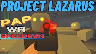 Project Lazarus: How I Beat the PAP Speed Run World Record (Research Map)