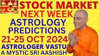 STOCK MARKETS 21-25 OCT ASTROLOGY ASTRO-VASTU EXPERT A MYSTIC SRI AASHISH WHATSAPP9674529828