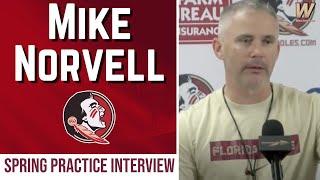 Mike Norvell SPRING FOOTBALL PRACTICE Interview | FSU Football | Warchant TV #FSU