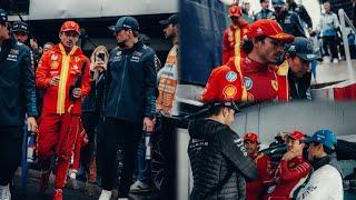 Max Verstappen & Charles Leclerc chilling in Drivers Parade | All F1 Drivers together before race