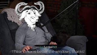 Louis recites the GNU/Linux copypasta