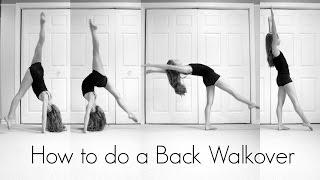 How to do a Back Walkover