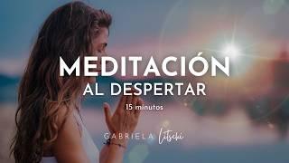 Meditación de la mañana  Empieza el día con Gratitud y Alegría @GabrielaLitschi