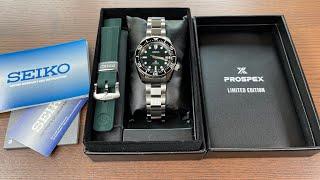 SEIKO SPB207 GREEN DIAL 140th ANNIVERSARY "Baby MarineMaster"-Unboxing...