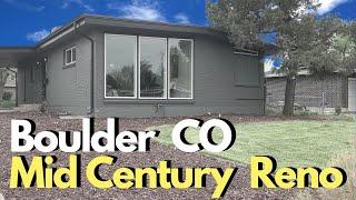 Beautiful Mid-century modern Home In Boulder CO| Homes For Sale In Boulder CO