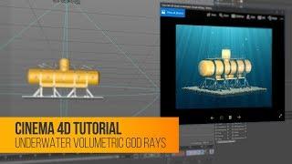 Cinema 4D Tutorial: How to Make Underwater Volumetric God Rays