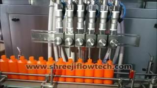 6 HEAD SERVO BASED PISTON FILLING MACHINE - Shreeji Flowtech Systems