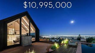 Inside a $10,995,000 Bachelor Pad with Insane City Views of LOS ANGELES!