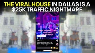 Viral Christmas house in Dallas cost taxpayers $25K