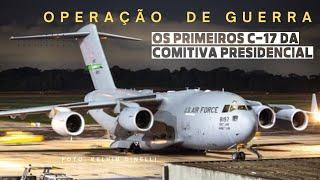 Joe Biden em Manaus: Chegada dos primeiros C-17