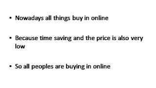 Online shopping sites