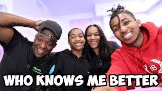 Who Knows Me Better? DDG vs. Tee Tee vs. DuB | Mom & Kids