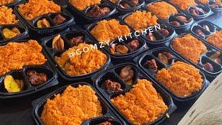 How to Cook Nigerian Jollof Rice for a get together| Party Jollof Rice | Cook with me