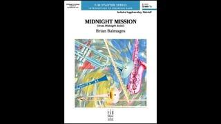 Midnight Mission by Brian Balmages (Band) - Score and Sound