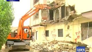 SBCA conducts anti-encroachment operation in Karachi