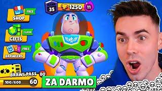 Dostałem ZA DARMO NAJSILNIEJSZEGO ZADYMIARZA "BUZZ ASTRAL" w Brawl Stars!