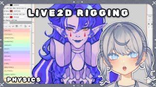 【live2d】rigging morphi ! all the physics