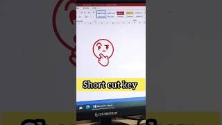 Ms Word emoji symbol Shortcut key #msword #computer #emoji