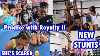 S2 EP. 12 LEARNING NEW STUNTS & IT WENT LIKE THIS... Practice with Royalty | Divine Cheer