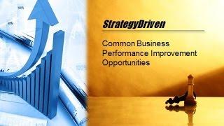 Common Business Performance Improvement Opportunities | Affordable Business Consulting