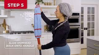 How to change the mop head on the O-Cedar MicroTwist™ MAX Microfiber Twist Mop