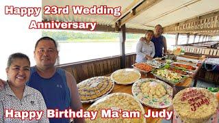 Double Celebration | Happy Birthday Ma’am Judy and Happy Anniversary Bossing Emil and Ate Nel”s