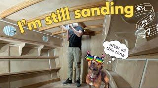 Boat Building 'I'm Still Sanding' Building Dragonfly E 55