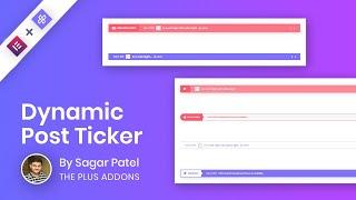 How to create News or Blog Ticker for any custom post type in WordPress using Elementor?
