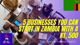 5 Businesses you start in Zambia with a K1, 500