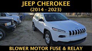 Jeep Cherokee - BLOWER MOTOR FUSE AND RELAY LOCATION (2014 - 2023)